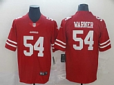 Nike 49ers 54 Fred Warner Red Vapor Untouchable Limited Jersey,baseball caps,new era cap wholesale,wholesale hats